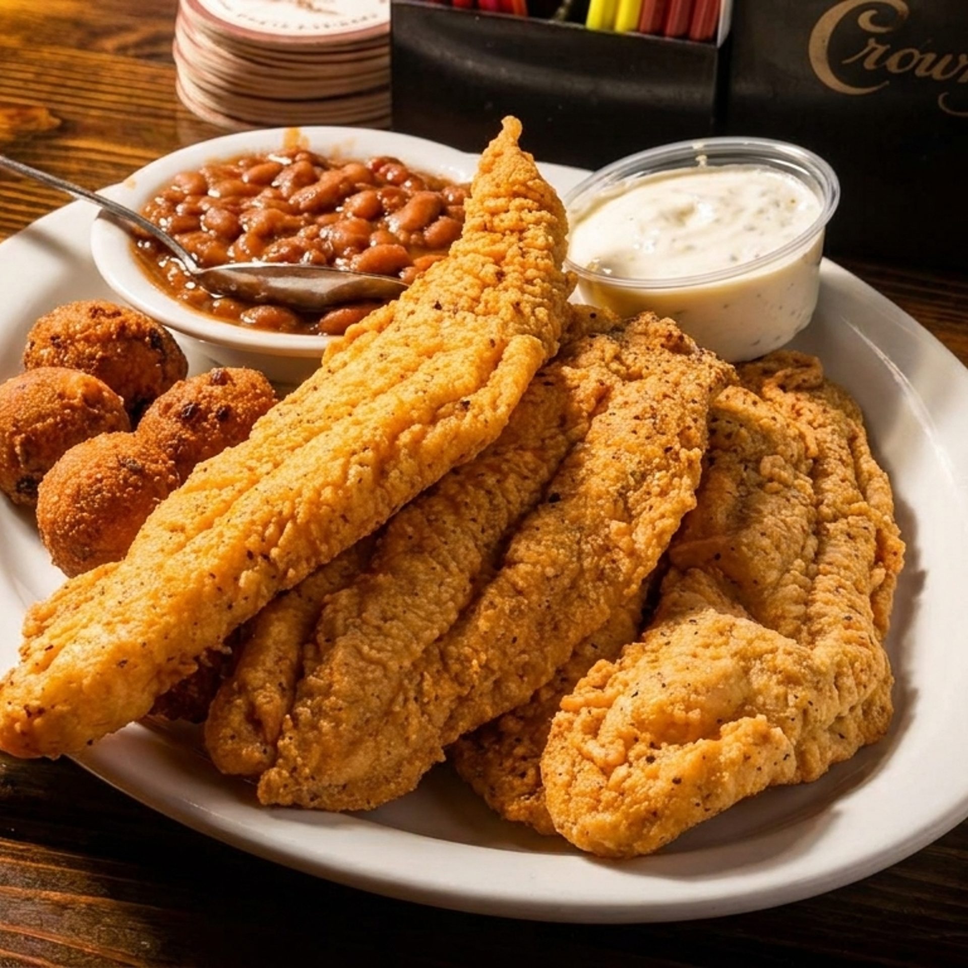 Southern Fried Fish, Real Hushpuppies